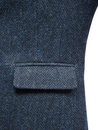 Harris Tweed Tammy Jacket Navy Herringbone