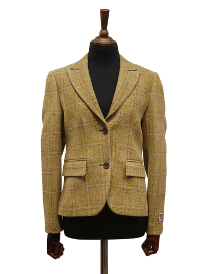 Harris Tweed Tammy Jacket Ochre Check
