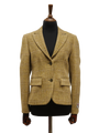 Harris Tweed Tammy Jacket Ochre Check
