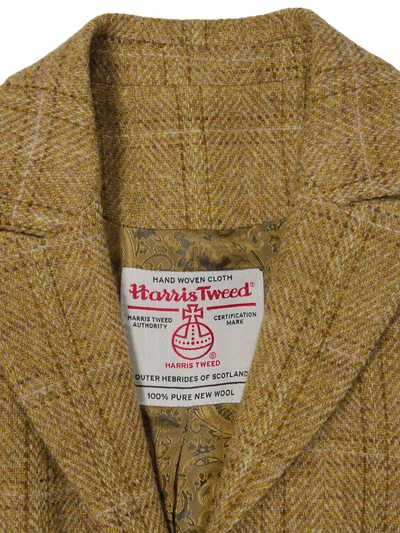 Harris Tweed Tammy Jacket Ochre Check