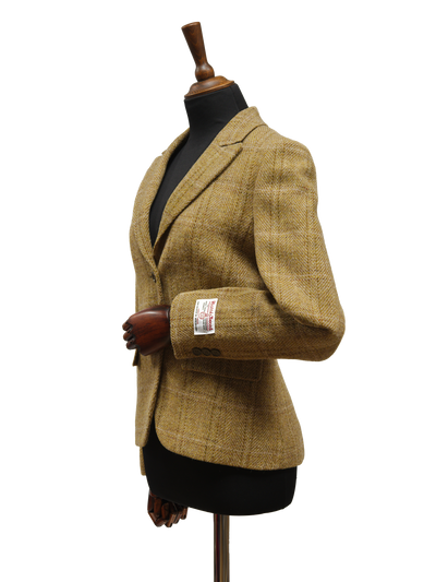 Harris Tweed Tammy Jacket Ochre Check