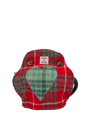 Harris Tweed Tea Cosy - A0101 Heart (Green Check))