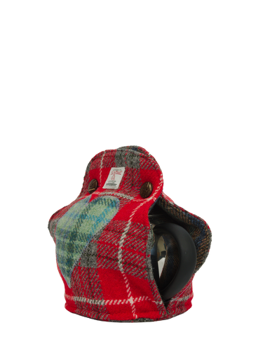 Harris Tweed Tea Cosy - A0101 Heart (Green Check)