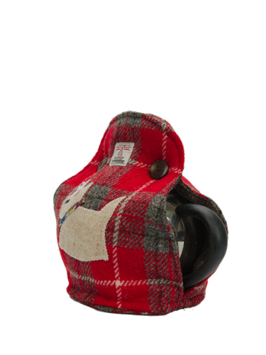 Harris Tweed Tea Cosy - A0101 Westie (Left)