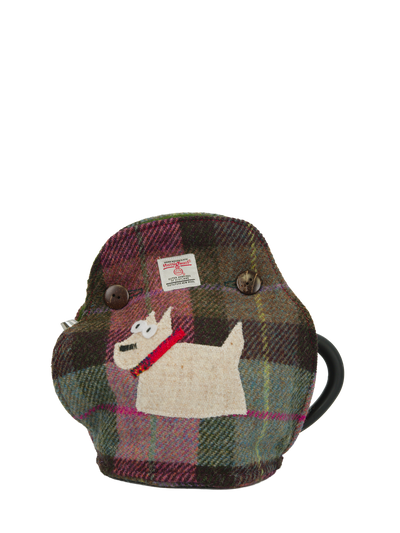 Harris Tweed Tea Cosy - A0254 Westie (Left)