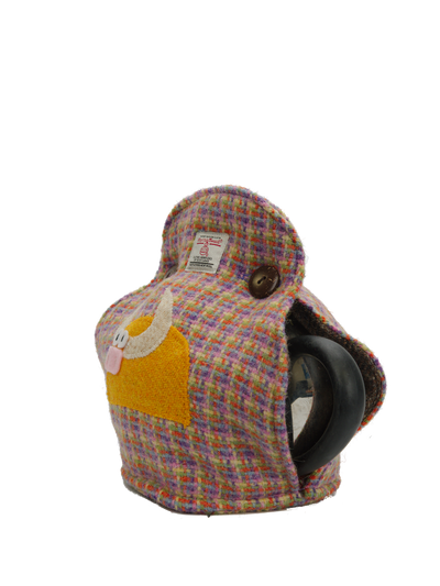 Harris Tweed Tea Cosy Jazzy Weave Cow (Left)