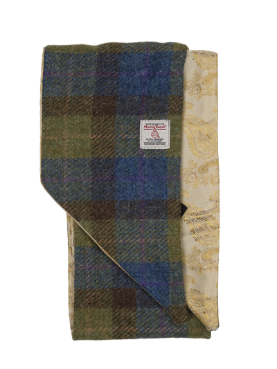 Harris Tweed Tilly Scarf - A0166 (Gold)