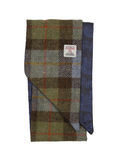Harris Tweed Tilly Scarf - A017 (Navy)