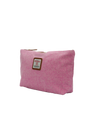 Harris Tweed Toiletries Bag - 210 (Tan Leather)