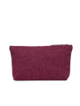 Harris Tweed Toiletries Bag - 322 (Brown Leather)