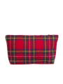 Harris Tweed Toiletries Bag - A0217 (Black Leather)