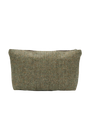 Harris Tweed Toiletries Bag - HB52 (Brown Leather)