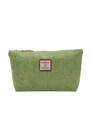 Harris Tweed Toiletries Bag - NHB1 (Tan Leather)