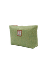 Harris Tweed Toiletries Bag - NHB1 (Tan Leather)