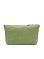 Harris Tweed Toiletries Bag - NHB1 (Tan Leather)