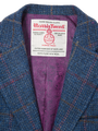 Harris Tweed Tori Coat Blue Check