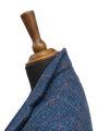 Harris Tweed Tori Coat Blue Check