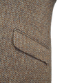 Harris Tweed Tori Coat - Brown/Beige Herringbone