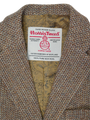 Harris Tweed Tori Coat - Brown/Beige Herringbone