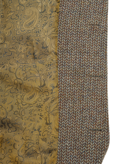 Harris Tweed Tori Coat - Brown/Beige Herringbone