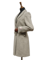 Harris Tweed Tori Coat Natural Houndstooth
