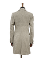Harris Tweed Tori Coat Natural Houndstooth