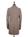 Harris Tweed Tori Coat - Pink/Grey Houndstooth