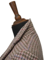 Harris Tweed Tori Coat - Pink/Grey Houndstooth