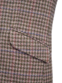 Harris Tweed Tori Coat - Pink/Grey Houndstooth