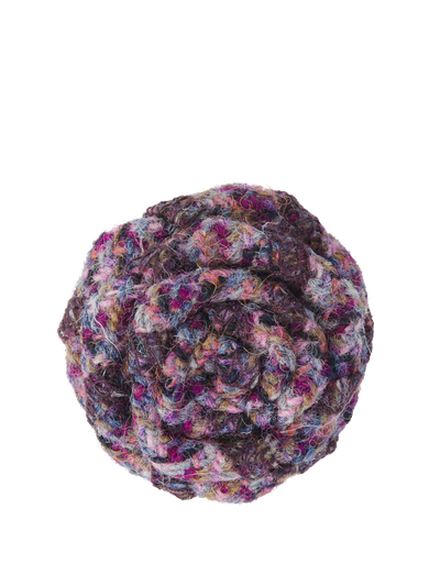 Harris Tweed Brooch - Lilac Purple
