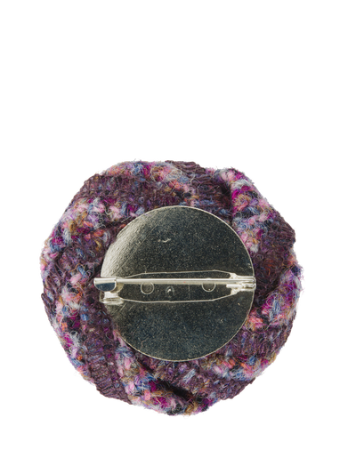 Harris Tweed Brooch - Lilac Purple