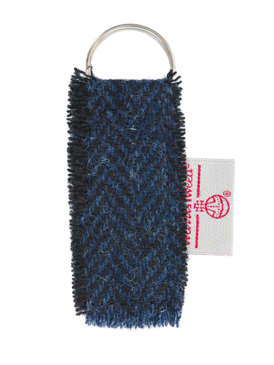 Harris Tweed Keyring - HB104 (Seam)