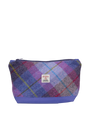 Harris Tweed Washbag - A0114 (C) (Purple) (SL)