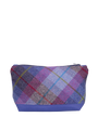 Harris Tweed Washbag - A0114 (C) (Purple) (SL)