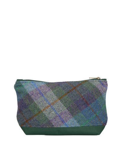 Harris Tweed Washbag - A0173 (C) (Green) (SL)