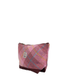 Harris Tweed Washbag - A0223 (C) (Burgundy) (SL)