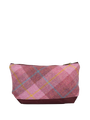 Harris Tweed Washbag - A0223 (C) (Burgundy) (SL)