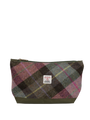 Harris Tweed Washbag - A0254 (C) (Khaki) (SL)