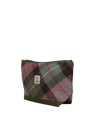 Harris Tweed Washbag - A0254 (C) (Khaki) (SL)