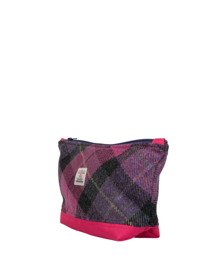 Harris Tweed Washbag - A0257 (C) (Pink) (SL)