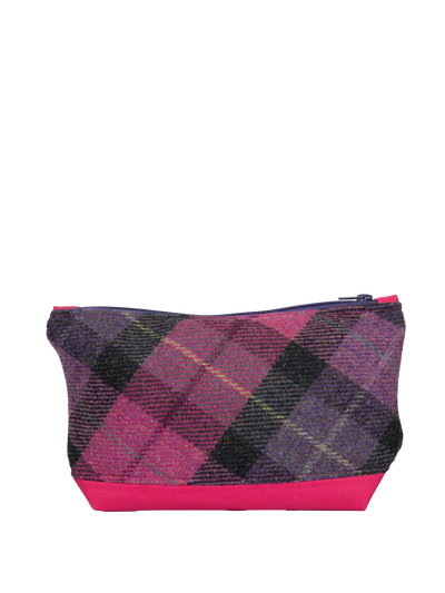 Harris Tweed Washbag - A0257 (C) (Pink) (SL)