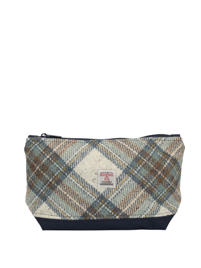Harris Tweed Washbag - A0259 (C) (Navy) (SL)
