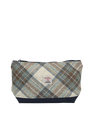 Harris Tweed Washbag - A0259 (C) (Navy) (SL)