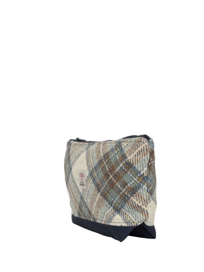 Harris Tweed Washbag - A0259 (C) (Navy) (SL)