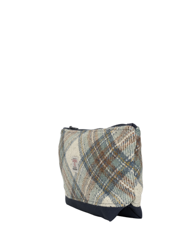 Harris Tweed Washbag - A0259 (C) (Navy) (SL)