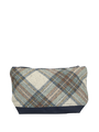 Harris Tweed Washbag - A0259 (C) (Navy) (SL)