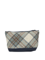 Harris Tweed Washbag - A0259 (Navy)