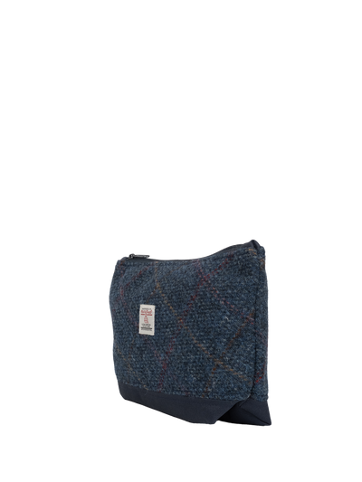 Harris Tweed Washbag - A0260 (C) (Navy) (SL)