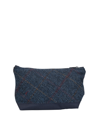 Harris Tweed Washbag - A0260 (C) (Navy) (SL)