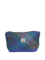 Harris Tweed Washbag - A085 (C) (Purple) (SL)
